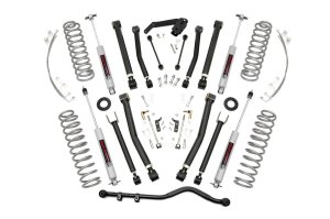 Jeep Wrangler Suspension Lift Kit - Front + Rear - Rough Country - 4in X-Series - '07-'18